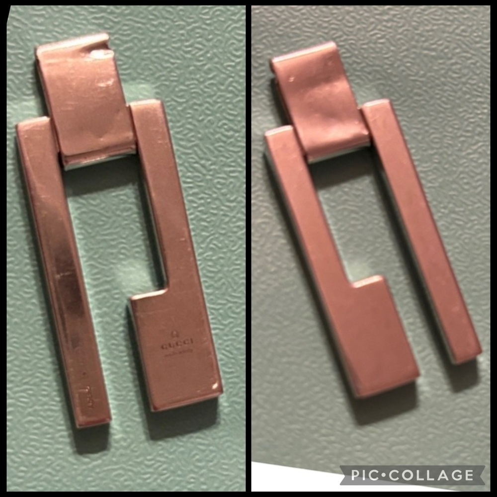 🎉one day PRICE slash! Authentic GUCCI G logo silver 925 necklace pedant